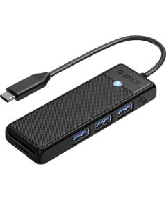 Adapter Hub 4in1 Orico USB A3.0x3+TF/SD3.0x1 USB / Type-C Hub
