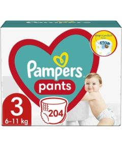 PAMPERS Pieluchy MTH Rozm 3, 6-11kg, 204szt.