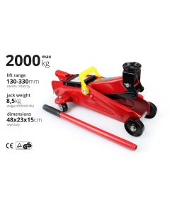 DOMKRATS HIDRAULISKS 2T 01035 130-330mm (8,5kg)