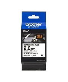 Brother HSe-221E termo sēžas caurule, balta, 9mm x 1.5 m(1,6-5,4mm)