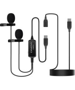 CKMOVA LCM6CD - dual USB C lavalier microphone