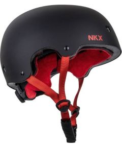 Aizsargķivere NKX Brain Saver Black Red - M izmērs