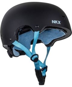 Aizsargķivere NKX Brain Saver Black Blue - S izmērs