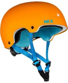 Aizsargķivere NKX Brain Saver Orange Blue - S izmērs