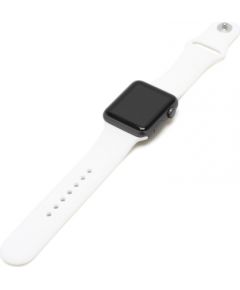 Fusion Silicone pulksteņa siksniņa Apple Watch 8 | 7 | 6 | 5 | 4 | 3 | 2 | SE (45 | 44 | 42mm) balts
