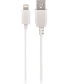 Maxlife cable USB - Lightning 3,0 m 2A white