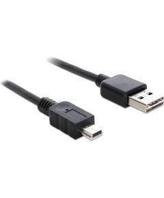 DeLOCK EASY USB 2.0-A > mini USB black 3m - Plug/Plug