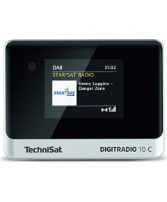 TechniSat DIGIT RADIO 10 C, adapter (black / silver, FM, DAB +)