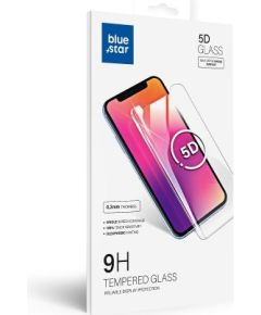 Blue Star 5D aizsargstikls pilnam ekrānam Apple iPhone 7 | 8 | SE 2020 | 2022 melns