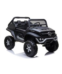 Bērnu vienvietīgs elektromobilis  Mercedes Unimog S, melns Детский электромобиль