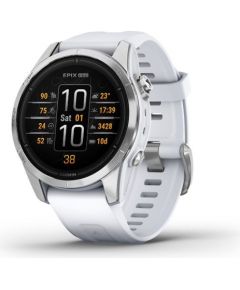 Garmin Epix Pro sporta pulkstenis, 42 mm, balts