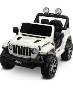 Vienvietīgs bērnu elektromobilis Toyz Jeep Rubicon, balts