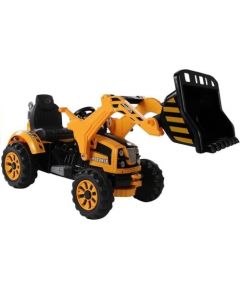 Lean Sport Elektromobilis traktors-ekskavators ar kausu, oranžs