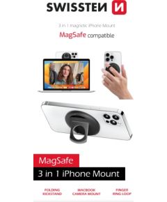Swissten 3in1 MagStick iPhone Mount Turētājs