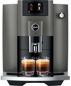 (Ir veikalā) Jura E6 Dark Inox Coffee Maker (EC) Kafijas automāts