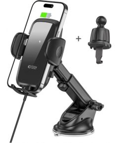 Tech-Protect phone car mount + charger CM15W-V1