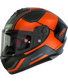 Axxis Helmets, S.a DrakenSONAR (S) B3 OrangeBlackMat ķivere