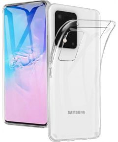 Fusion Ultra Back Case 2 mm Izturīgs Silikona Aizsargapvalks Priekš Samsung G980 Galaxy S20 Caurspīdīgs