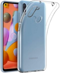 GoodBuy ultra 0.3 mm прочный силиконовый чехол для Samsung A115 | M115 Galaxy A11 | M11 прозрачный