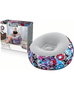 Inflatable Armchair Graffiti 112 x 112 x 66 cm Bestway 75111