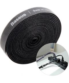 Baseus ACMGT-F01 Velcro Организатор стяжка липучка кабеля 3m Черный