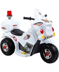 Lean Cars LL999 Electric Ride-On Motorbike White