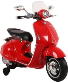 Lean Cars Red Electric Scooter Vespa GTS 300