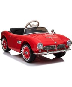 Lean Cars Electric Ride-On Car BMW Retro Red Painted