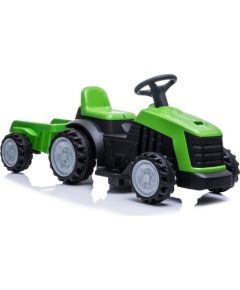Lean Cars Electric Ride On Tractor with trailer TR1908T Green Электрические тракторы