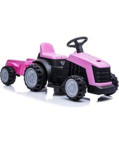 Elektromobilis traktors ar piekabi TR1908T, rozā 4184