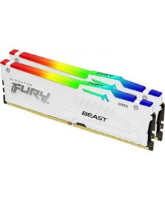 Kingston Fury Beast White RGB 64GB [2x32GB 6000MHz DDR5 CL40 DIMM]
