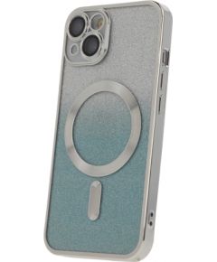 Mocco Glitter Chrome MagSafe Case Silikona Apvalks Priekš Apple iPhone 14 Pro