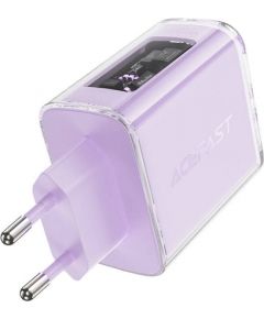 Wall charger Acefast A45, 2x USB-C, 1xUSB-A, 65W PD (violet)