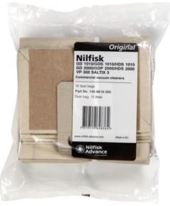 Papīra putekļu maisi putekļsūcējam Nilfisk-ALTO SALTIX; 10 gab.