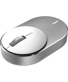 Rapoo M600 mini Multi-mode wireless white/silver, USB/Bluetooth