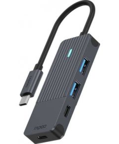 HUB USB Rapoo 2x USB-C  + 2x USB-A 3.0 (002176970000)