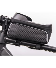 OEM Waterproof bike frame bag with shielded phone holder Model02 black