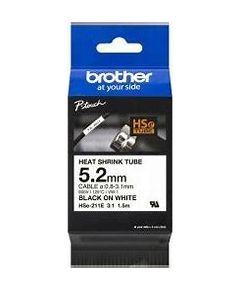 Brother HSe-211E termo sēžas caurule, balta, 5.2mm x 1.5 m(0,8m-3,1mm)