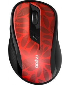 Rapoo M500 Silent Multi-mode wireless red, USB/Bluetooth