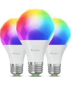 Nanoleaf Essentials Smart A60 Bulb E27 Matter 9W 806Lm RGBCW 2700-6500K, 3pcs pack