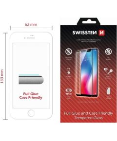 Swissten Full Face Tempered Glass Защитное стекло для экрана Apple iPhone 7 / 8 белый