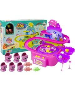 Import Leantoys Set for Fishing Pink