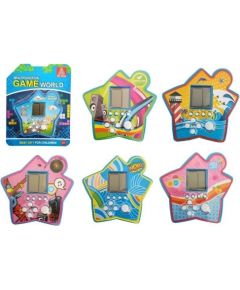 Import Leantoys Brick Game Electronic Tetris Portable Star Blue