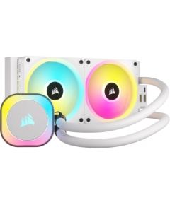 Corsair H100I Processor Hybrid cooler 12 cm White