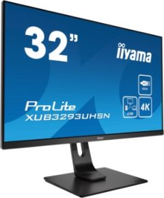 Iiyama ProLite XUB3293UHSN-B5 - LED monitor - 32' - 3840 x 2160 @60Hz (8.3 megapixel 4K UHD) - 350 cd/m² - 16:9 - 4ms - matte, black / XUB3293UHSN-B5