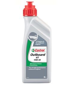 CASTROL Outboard 4T 10W30 (1L). Pussintētiska motoreļļa laivu piekaramajiem 4-taktu motoriem. API SL/CF