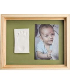 Baby Art Pure Frame Wooden  Art.3601092030 Dāvanu komplekts mazuļa pēdiņu/rociņu nospieduma izveidošanai