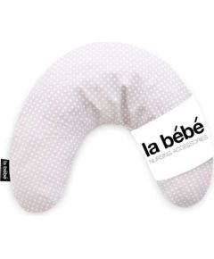 La Bebe™ Nursing La Bebe™ Mimi Nursing Pearl Grey Satin Pillow Art.80959  Подковка для сна, кормления малыша 19*46cm купить по выгодной цене в BabyStore.lv
