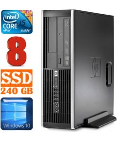 HP 8100 Elite SFF i5-650 8GB 240SSD DVD WIN10