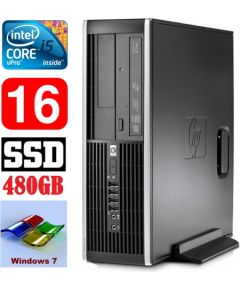 HP 8100 Elite SFF i5-650 16GB 480SSD DVD WIN7Pro